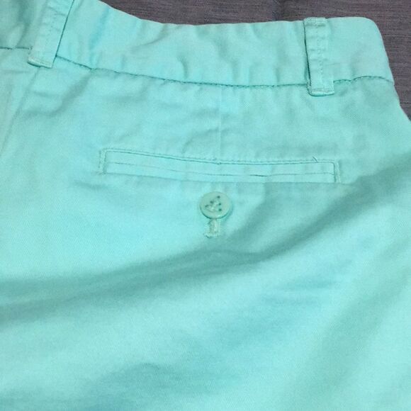 J Crew weathered Chino Classic Twill shorts sz 2 Mint Aqua Green T041 - Picture 4 of 5